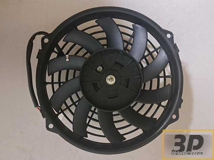 Пропонуємо вентилятор - втягуючий (pull), S-образна лопасть, 24 V, 120 Wt, 9 дюймів.