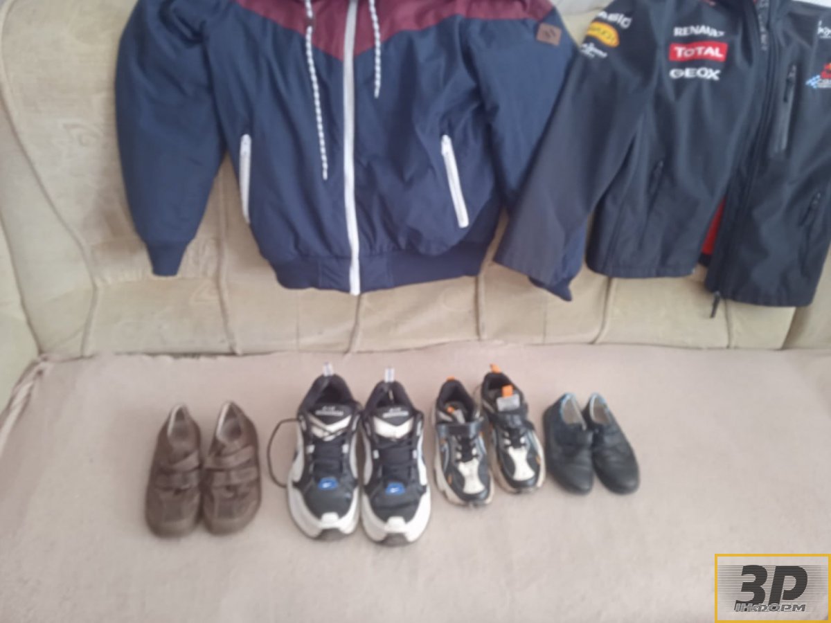 Спортивний (чоловічий, підлітковий) одяг та взуття фірм Nike, Geox, куртка спотривна, все б/в