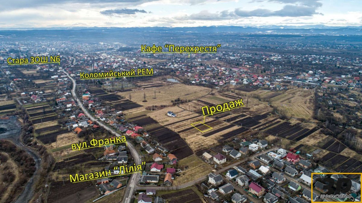 Приватизована земельна ділянка площею 0,10 га на вул. Будівельній