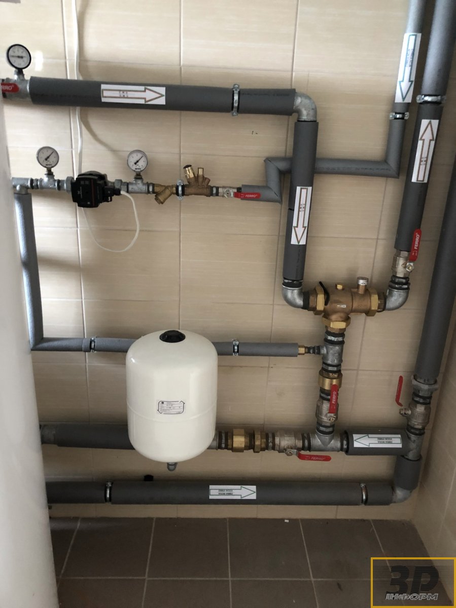 Монтаж систем опалення та електрики