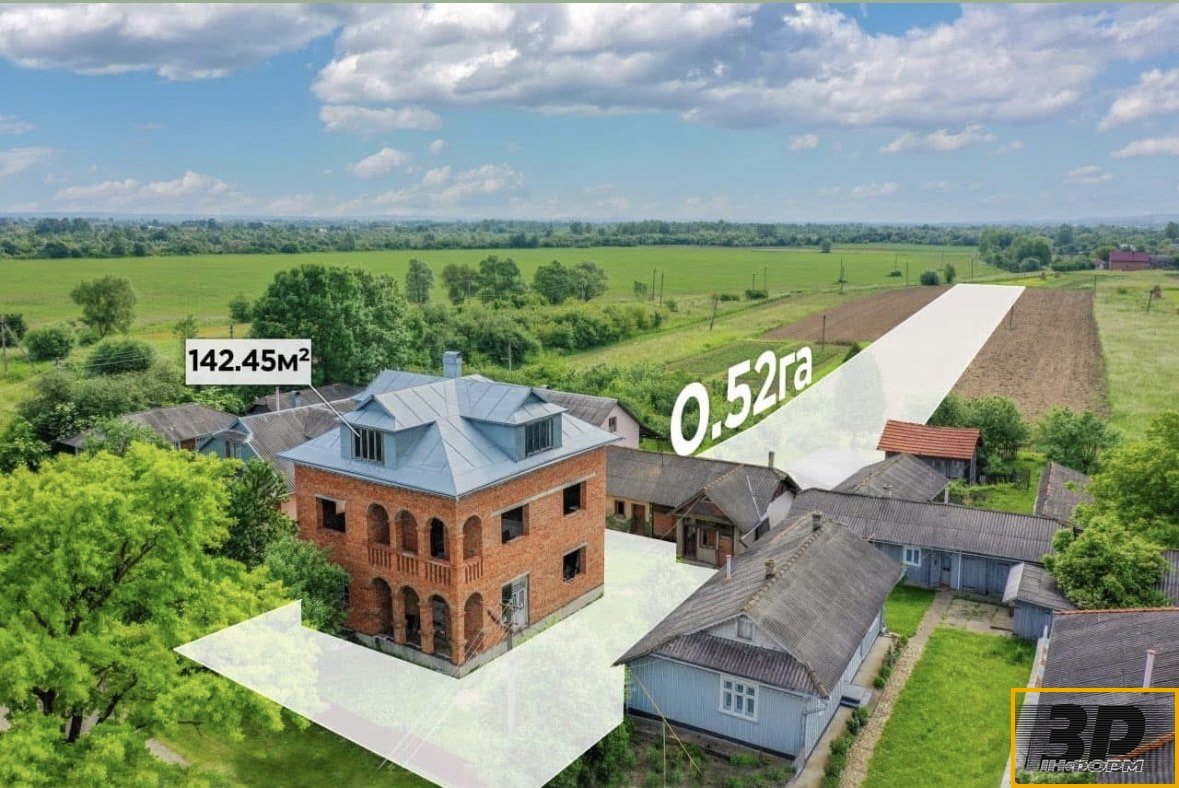 Продам недобудований будинок у с. Іллінці