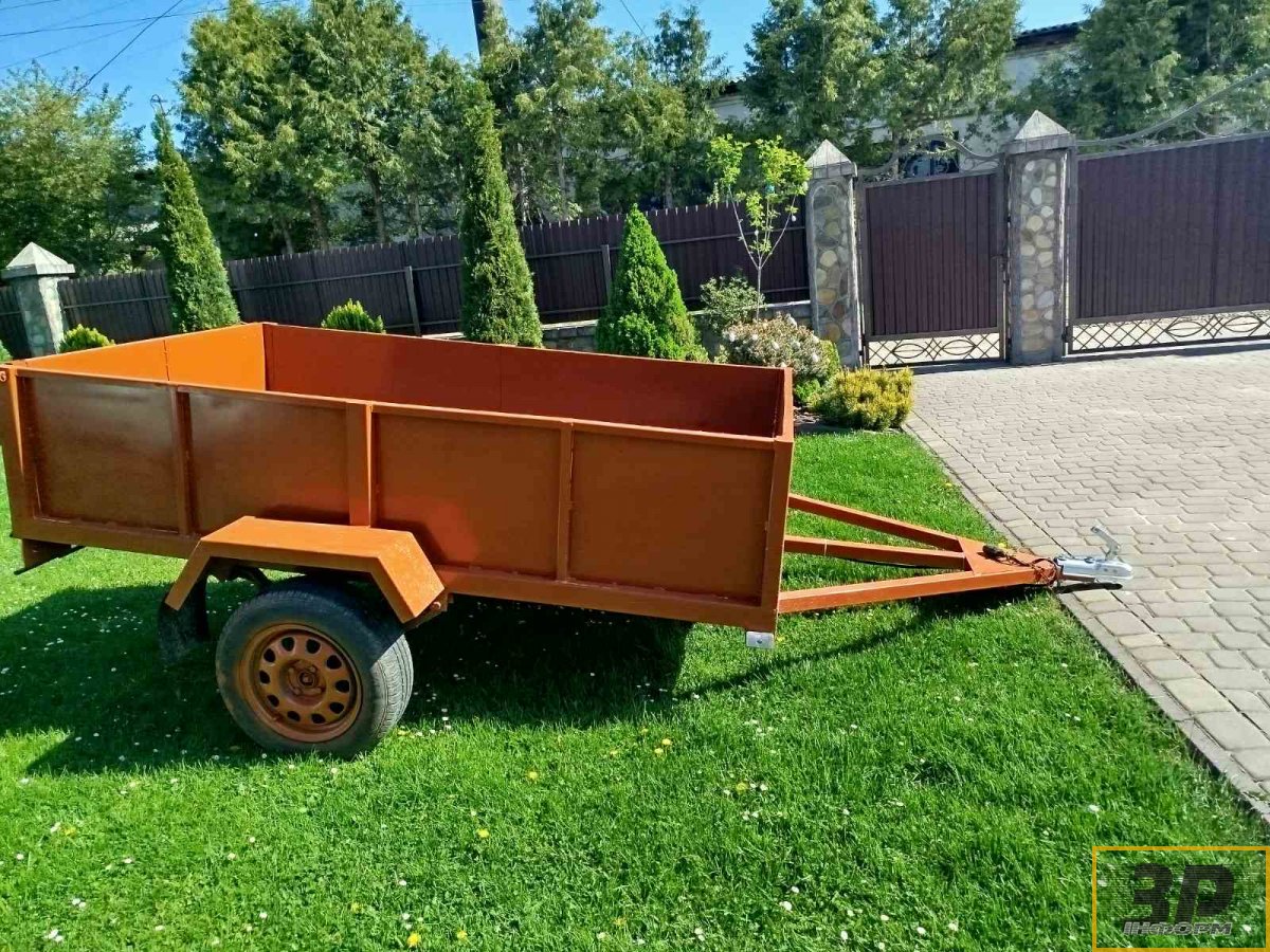 Причіп новий з документами, розмір 2,50х1,40 м